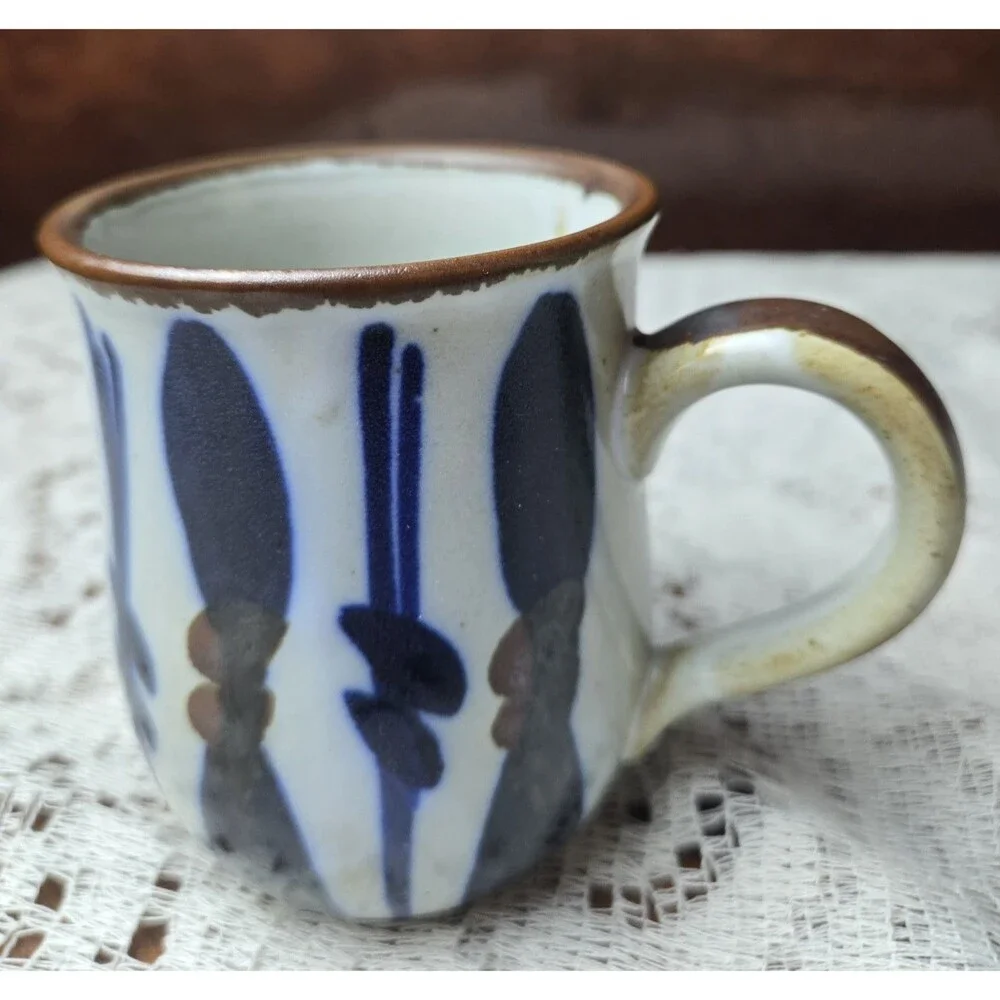 Takahashi San Francisco Vintage hand painted Stoneware Mug